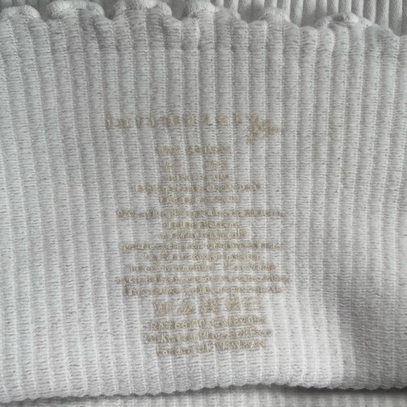 Free People Off White Ribbed Cami Tank - Picture 6 of 6